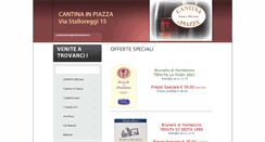 Desktop Screenshot of cantinainpiazza.it